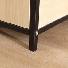 Load image into Gallery viewer, Large Capacity Storage Cabinet Log Color Steel Frame Two Drawer TV Cabinet Waterproof Home Furniture TV Stands HWC