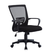 Charger l'image dans la galerie, Economic Mesh Chair Office Desk Chair 360° Swivel Height Adjustable Computer Chair with Mesh Seat Black