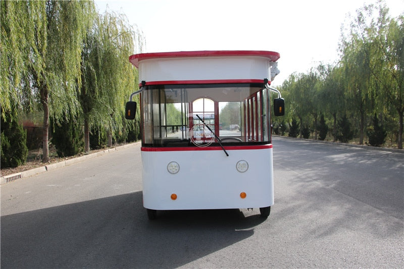 4m Electric Mobile Food Truck Van Outdoor Fast Food Vending Cart Mobile Catering Carts Trolley For Sale Fashion Clothes Mobile Retail Store