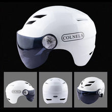Cargar imagen en el visor de la galería, Electric Motorcycle Helmet Dual & Single Lens Visors Moto Helmet Bicycle Men Women Summer Scooter Moto Casco