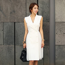 将图片加载到图库查看器,Elegant Wear to Work vestidos Business Party Bodycon Office Lady Women pleated Dress
