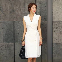 將圖片載入圖庫檢視器 Formal Elegant Work  Business Dress Party Bodycon Office Lady Women pleated Dress