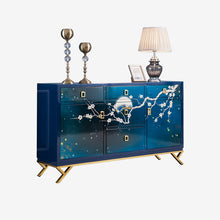 将图片加载到图库查看器,Porch Cabinet, Homestay Light Luxury Stainless Steel Furniture Living Room. Storage Cabinet