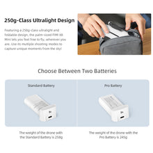 Cargar imagen en el visor de la galería, FIMI X8 Mini Camera Drone 250g-class Drones 8km 4k Professional Mini Drone Quadcopter with Camera GPS Remote control Helicopter