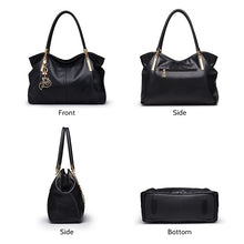 将图片加载到图库查看器,FOXER Brand Women's Genuine Leather Commute HandBag Fashion Female Luxury Large Capacity with A4 Tote Female Casual Shoulder Bag