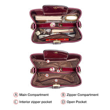 将图片加载到图库查看器,FOXER Fashion Patent Leather Bucket Shoulder Bag for Women Large Capacity Commute Female Handbag Designer Lady Cross-body Purses