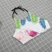 将图片加载到图库查看器,Family Matching Swimwear Mother Daughter Two Piece Bikini 2019 Grass Printed One Piece Bodysuits Swimsuits Mom Kids Bathing Suit