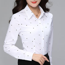 Load image into Gallery viewer, Fashion Blouses Womens Tops and Blouse White Autumn Loose Blouse Women Long Sleeve Blouse Woman Ladies Shirts Plus Size XXXL Top