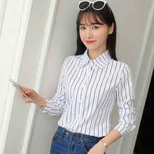 Load image into Gallery viewer, Fashion Blouses Womens Tops and Blouse White Autumn Loose Blouse Women Long Sleeve Blouse Woman Ladies Shirts Plus Size XXXL Top