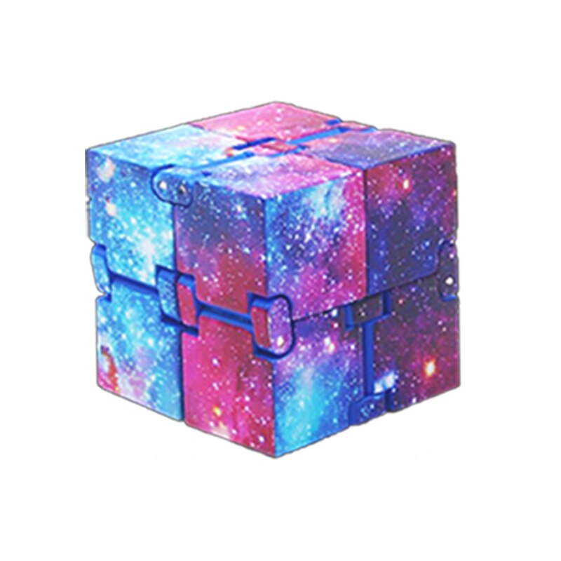 Fidget Toys Fingertips Decompression Puzzle Cube Square Anti Stress Magic Infinity Cube Sensory Toys Children Adults Maze Game
