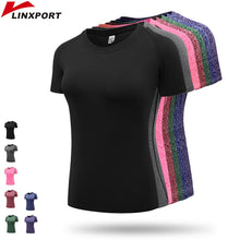 將圖片載入圖庫檢視器 Fitness Women's Shirts Quick Drying T Shirt Elastic Yoga Sport Tights Gym Running Tops Short Sleeve Tees Blouses Jersey camisole