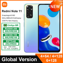 将图片加载到图库查看器,Xiaomi Redmi Note 11 Mobile Phone Global Version NFC Snapdragon 680 Octa Core 33W Pro Fast Charging 50MP Quad Camera 90Hz 5000mAh