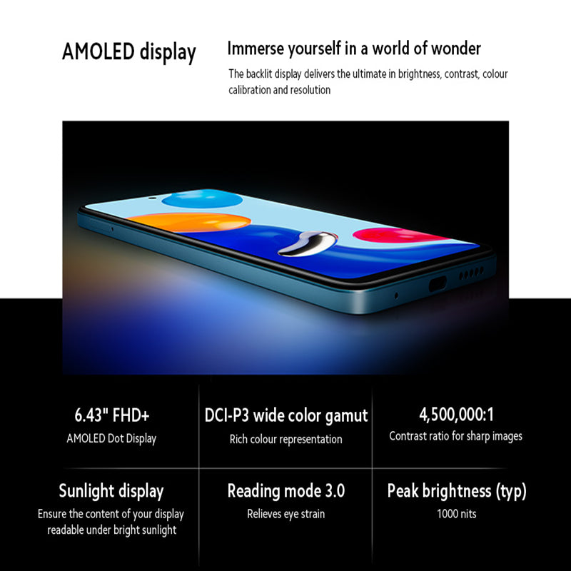 Xiaomi Redmi Note 11 Mobile Phone Global Version NFC Snapdragon 680 Octa Core 33W Pro Fast Charging 50MP Quad Camera 90Hz 5000mAh