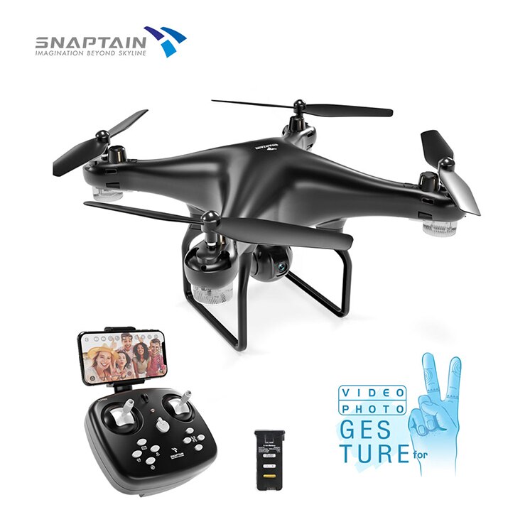 SNAPTAIN SPF600MQ Drone with Camera WiFi FPV RC Quadcopter 720P HD Camera Voice Control Gesture Control for Beginners