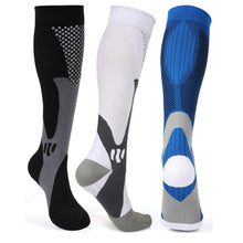 Cargar imagen en el visor de la galería, Brothock Compression Socks Nylon Medical Nursing Stockings Specializes Outdoor Cycling Fast-drying Breathable Adult Sports Socks
