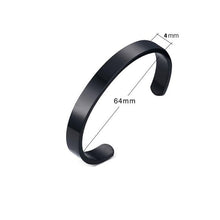 Charger l'image dans la galerie, 4mm wide stainless steel bracelet