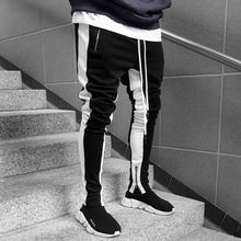 Cargar imagen en el visor de la galería, Men's Jogging Pants Fitness Men Sportswear Tracksuit Bottoms Skinny Sweatpants Trousers Black Gyms Jogger Track Running Walking Pants