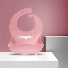 Cargar imagen en el visor de la galería, Baby Bibs Waterproof Silicone Feeding Baby Saliva Towel Newborn Cartoon Aprons Baby Bibs Adjustable Different styles of Bibs