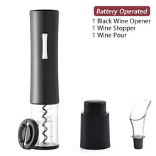 Load image into Gallery viewer, Automatic Bottle Opener for Red Wine Foil Cutter Electric Red Wine Openers Jar Opener Kitchen Accessories Gadgets Bottle Opener