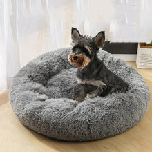 将图片加载到图库查看器,Dog Bed Round Plush Basket Kennel Cat House Winter Warm Pet House Sleeping Bag Cats Nest
