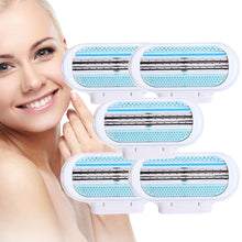 Cargar imagen en el visor de la galería, Female Safety Razor Blades Beauty Shaving For Women 3 Layer Blade Shaver Razor Blade Replacement Head For Gillette Venus
