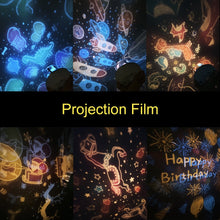 Load image into Gallery viewer, Music Projector Night Light With BT Speaker Chargeable Universe Starry Sky Rotate LED Lamp Colorful Flashing Star Kids Baby Gift