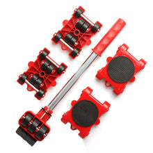将图片加载到图库查看器,Furniture Mover Set Furniture Mover Tool Transport Lifter Heavy Stuffs Moving Wheel Roller Bar Hand Tools 5 Pcs Set