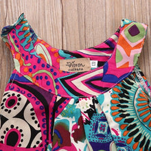 Load image into Gallery viewer, Kids Little Girls Dresses Toddler Printed Flower Baby Girl Sleeveless Party Tutu Summer Mini Dress 3 To 7 Years