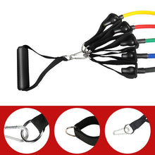 将图片加载到图库查看器,Pull Rope Fitness Exercises Resistance Bands 5cTPR elastic Tubes rope Yoga Band indoor Body sports Training equipment