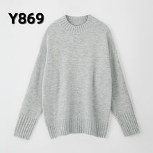 Cargar imagen en el visor de la galería, Aachoae Autumn Winter Women Knitted Turtleneck Cashmere Sweater 2020 Casual Basic Pullover Jumper Batwing Long Sleeve Loose Tops