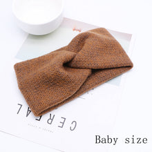 将图片加载到图库查看器,Baby Headband Women Girl Twisted Hair Band Kids Woolen Headwrap Mommy and Me Headbands Toddler Spring Turban Hair Accessories