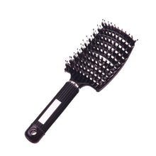 Cargar imagen en el visor de la galería, Hair Brush Scalp Massage Comb Hairbrush Bristle&Nylon Women Wet Curly Detangle Hair Brush for Salon Hairdressing Styling Tools
