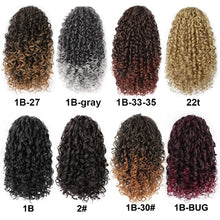 Cargar imagen en el visor de la galería, Vigorous Drawstring Puff Ponytail Afro Kinky Curly Hair Extension Synthetic Clip in Pony Tail African American Hair Extension