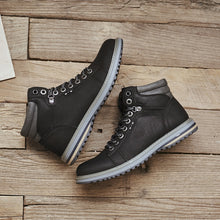 Cargar imagen en el visor de la galería, DECARSDZ Men Boots 2021 Spring New Fashion Shoes Man Outdoor Comfy Classic Male Shoes Durable Outsole Men Casual Boots