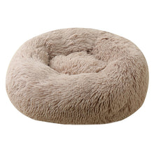 将图片加载到图库查看器,Dog Bed Round Plush Basket Kennel Cat House Winter Warm Pet House Sleeping Bag Cats Nest