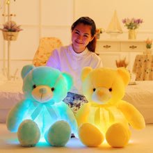 Load image into Gallery viewer, 50cm Creative Light Up LED Teddy Bear Stuffed Animals Plush Toy Colorful Glowing Christmas Gift for Kids Pillow