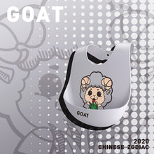 Cargar imagen en el visor de la galería, Baby Bibs Waterproof Silicone Feeding Baby Saliva Towel Newborn Cartoon Aprons Baby Bibs Adjustable Different styles of Bibs