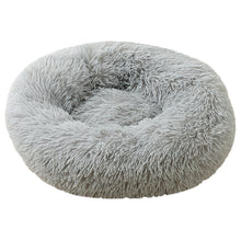 将图片加载到图库查看器,Dog Bed Round Plush Basket Kennel Cat House Winter Warm Pet House Sleeping Bag Cats Nest