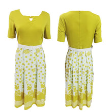 將圖片載入圖庫檢視器 African Style Women's Print Plus Size Polyester Dress L 3XL