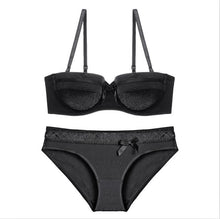 将图片加载到图库查看器,CINOON 2019 NEW Lace Bow Lingerie Set 1/2 Cup Sexy Intimates Push Up Bra Set Underwear Floral Embroidery Lace Women Bra Panty