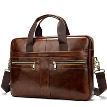 將圖片載入圖庫檢視器 WESTAL Bag men's Genuine Leather briefcase Male man laptop bag natural Leather for men Messenger bags men's briefcases 2019