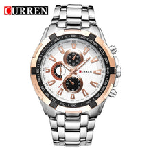 将图片加载到图库查看器,CURREN Watches Men quartz Top Brand Analog Military male Watches Men Sports army Watch Waterproof Relogio Masculino