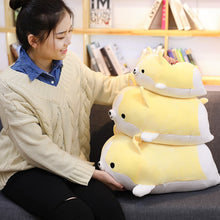 将图片加载到图库查看器,30/45/60cm Cute Corgi Dog Plush Toy Stuffed Soft Animal Cartoon Pillow Lovely Christmas Gift for Kids Kawaii Valentine Present