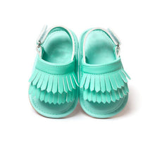 Charger l'image dans la galerie, WEIXINBUY Baby Girl Sandals Summer Baby Shoes Casual Fashion Baby Girl Shoes Sandals For Girls PU Fringed Baby Sandals 9 Colors