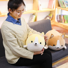 将图片加载到图库查看器,30/45/60cm Cute Corgi Dog Plush Toy Stuffed Soft Animal Cartoon Pillow Lovely Christmas Gift for Kids Kawaii Valentine Present