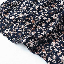 Load image into Gallery viewer, Simplee Off shoulder floral summer dress Vintage high waist beach dress women 2017 Sexy short dresses vestidos