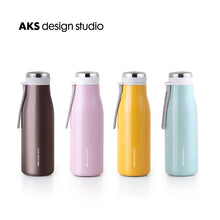 Load image into Gallery viewer, AKS Vacuum Water Bottles Tumbler Insulated Stainless Steel Metal Portable Thermos coffee Flask Thermal School Beker Termokubek