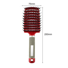 Load image into Gallery viewer, 7 Color Women Hair Scalp Massage Comb Bristle Nylon Hairbrush Wet Curly Detangle Hair Brush for Salon Hairdressing Styling Tools