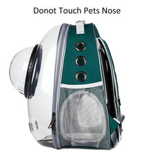 将图片加载到图库查看器,Astronaut Window Bubble Carrying Travel Bag Breathable Space Capsule Transparent Pet Carrier Bag Dog Cat Backpack