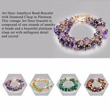 Load image into Gallery viewer, CHICVIE Charm Bracelets & Bangles with Stones Gold color Bracelet Femme for Women Jewelry personalized Purple Bracelet SBR140192